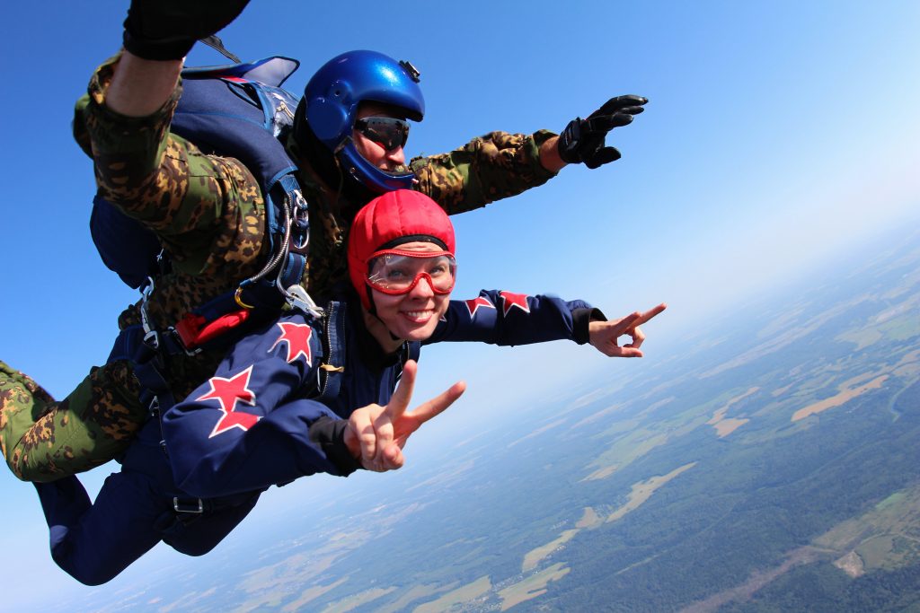 coffret cadeau saut parachute