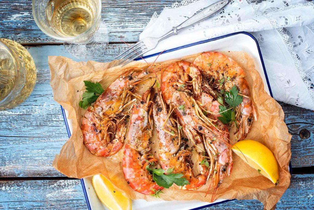 Gambas à la plancha