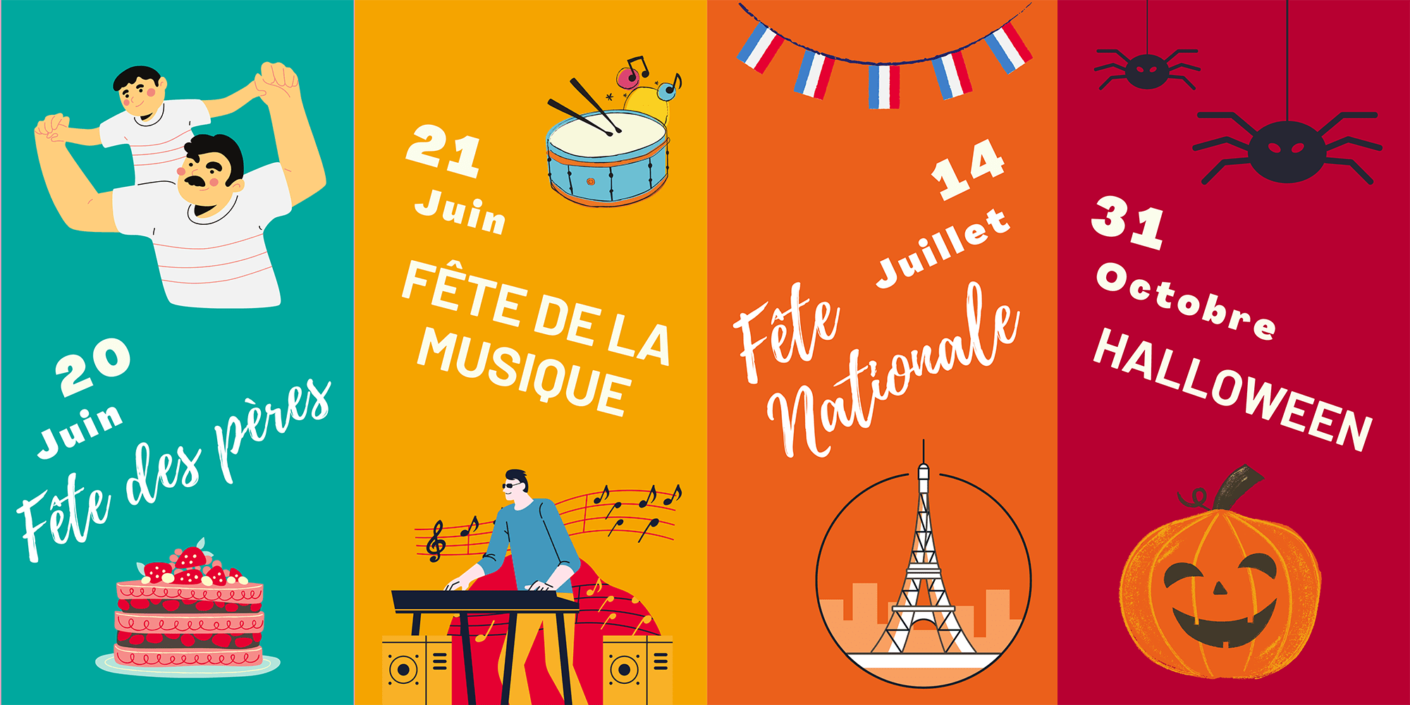 Date fete des pères 2021