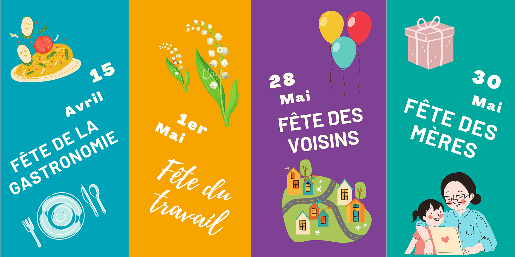 Date fêtes des mères 2021